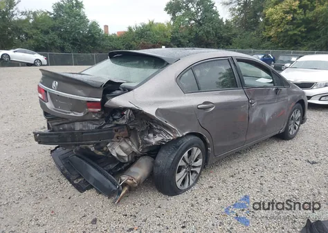 2013 Honda Civic Ex z USA, uszkodzony, nr VIN 2HGFB2F89DH543007